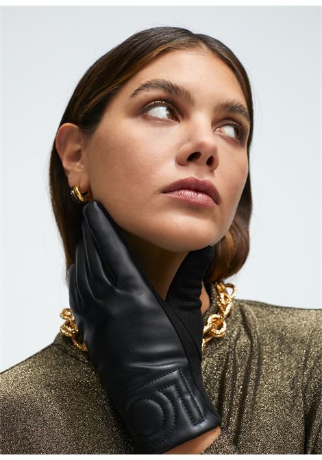 Guanti effetto pelle LOLA CASADEMUNT | LF2407006NERO